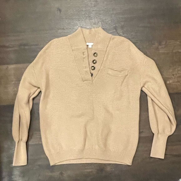 Lunya Cozy Cotton Silk Pocket Henley - Picture 7 of 12